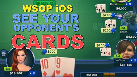 See Your Opponent's Cards in WSOP iOS!!! .